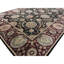 Tapis beige et noir noué à la main de haute qualité