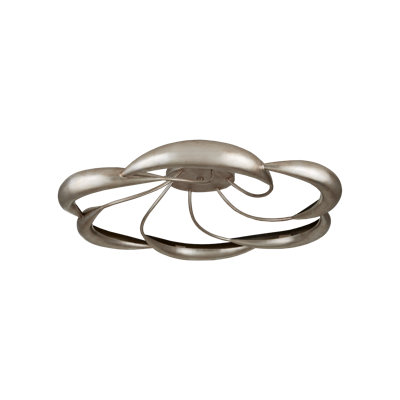 Caroube Silver Semi-Flush Mount