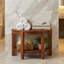 Table d’appoint teck Brookville