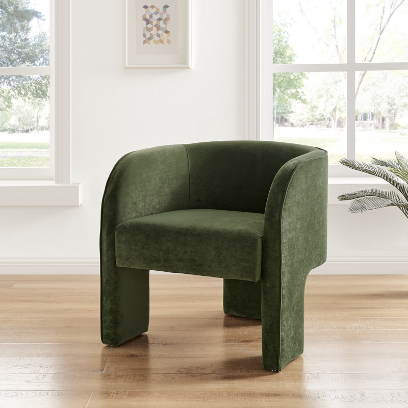 Zamiere 28Cm Wide Armchair, Dainty Green Velvet