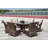 Silas 6 - Person Wicker Patio Dining Set with Oval Table , Cushions Included-1051234176