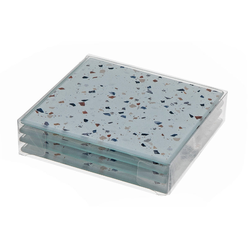 Glass Square 1 Piece Coaster