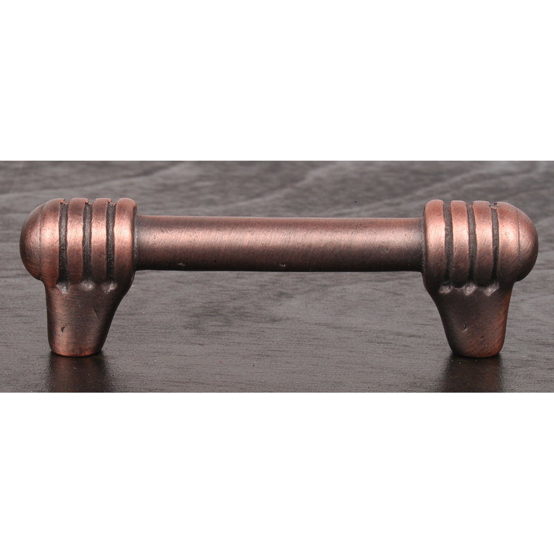 CP Series 3" Center to Center Bar Pull, Distressed Copper