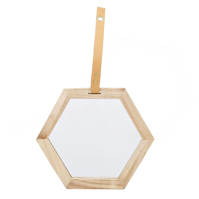 Miroir hexagonal, 10 po x 11 po, 1