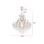 Lustre étagé de style bougie à 37 lumières Stockard-49620319-49620318-49620317