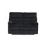 Causeuse Lucie G00250A-RL, noir