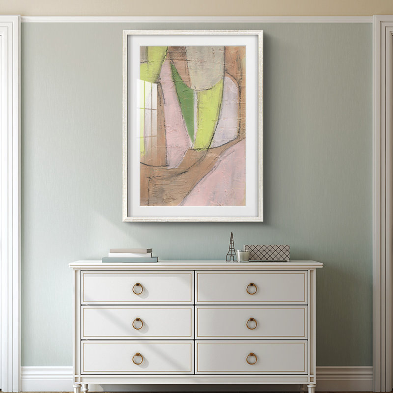 Many Layers I -Framed Print, 19.5" H x 16.5" W, White