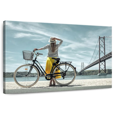 Senne, femme et bicyclette
