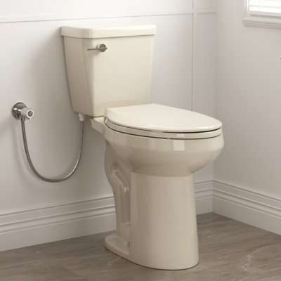Los Flexi Extra Tall Two-Piece Toilet with Elongated Bowl, Soft-Close Seat, and 1.28 GPF Flush