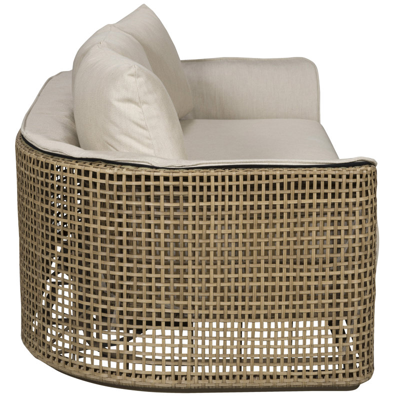 Bliss Outdoor 3 - Seat Patio Sofa, Toodaloo Natural