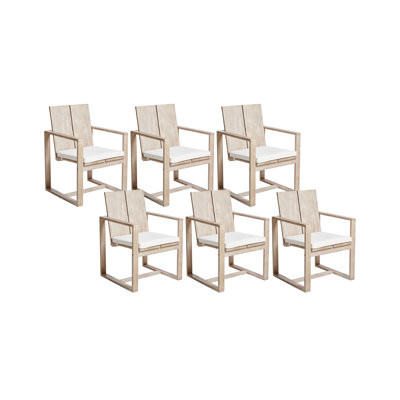 Outdoor Patio Dining Armchair with Cushion