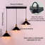 3 - Light Matte Black Pendant