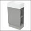 Petit meuble-lavabo 18,6 po avec tablette à deux niveaux pour lavabo-1759540931