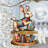 5.5'' Wood Hanging Figurine Ornament