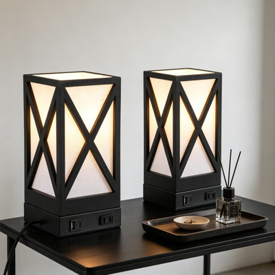 Ensemble de 2 lampes de table Farmhouse