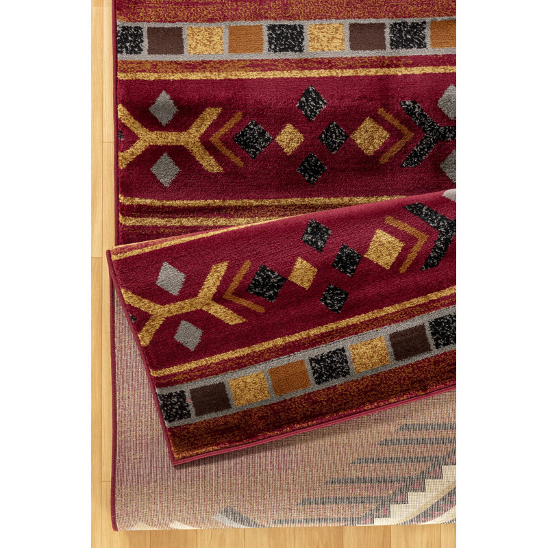 Kywuan Southwestern Indoor Rug, Rectangle 7'10" x 10'3"