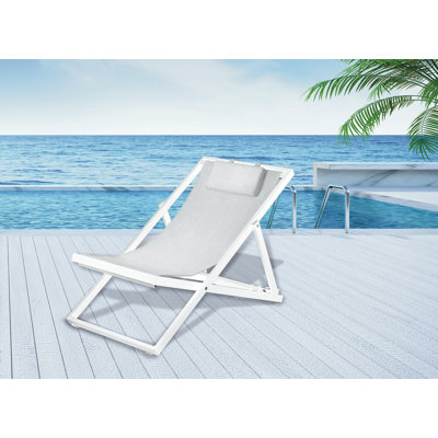 Newport Outdoor Rust-Resistant Metal Chaise Lounge