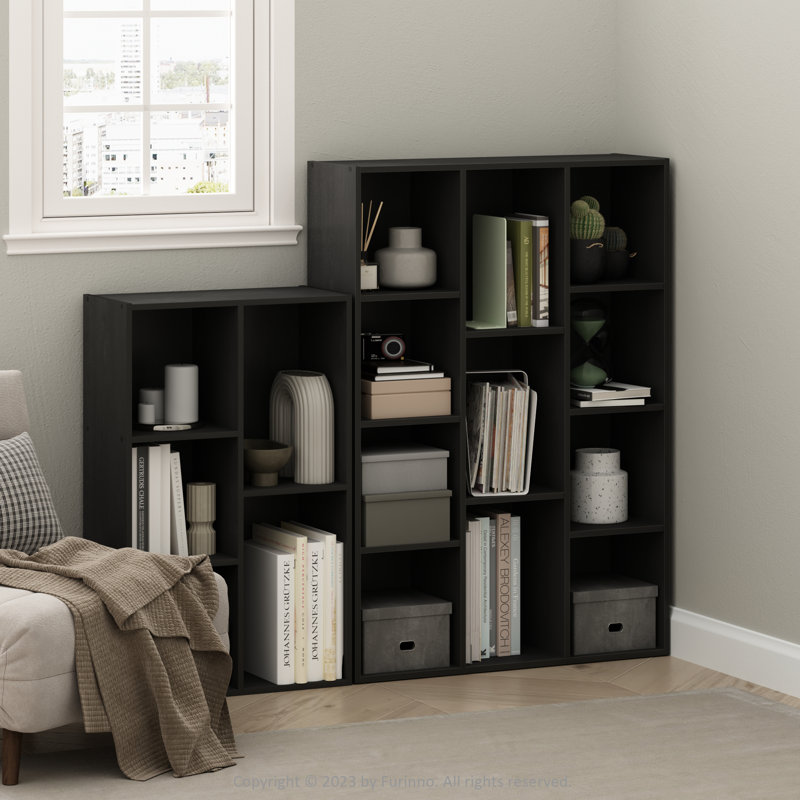 Moniece 11-Cube Reversible Open Shelf Bookcase