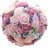 Artificial Dusty Pink Peony Rose Wedding Bouquet with Pearl Jewel Décor