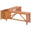 Cuffee Solid Wood Acacia Outdoor Bench
