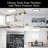2X2 Ft Surface Mount Ceiling Light Panel – Slim, Edge Lit, Flush Mount Flat Panel-947128970