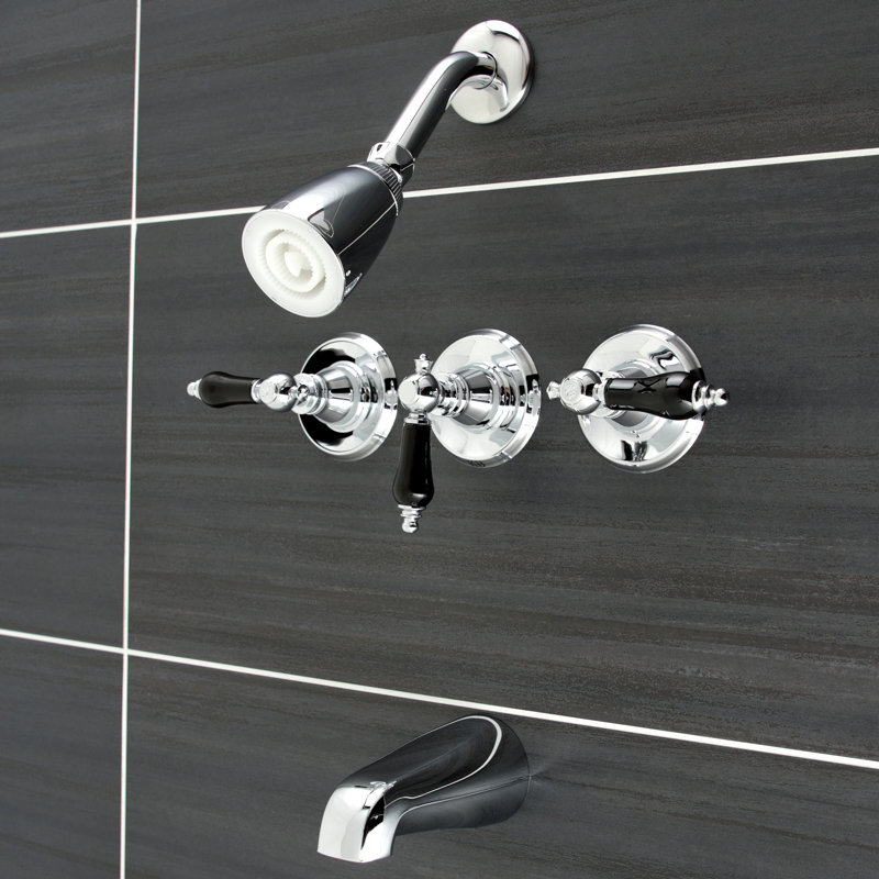 Duchess Brass Shower Faucet, Polished Chrome