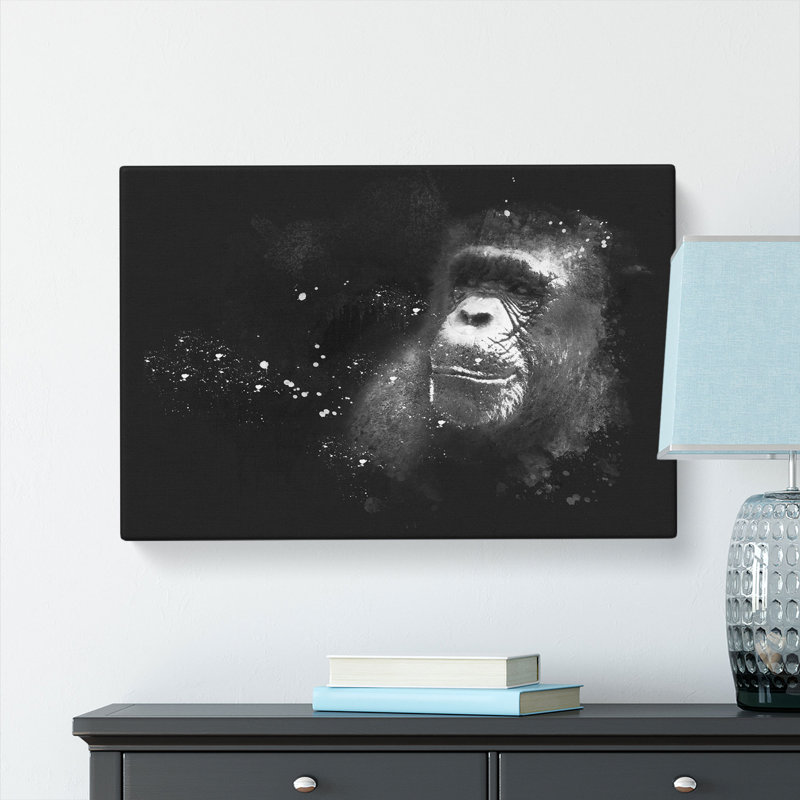Ape - Wrapped Canvas, 35cm H x 50cm W x 3cm D