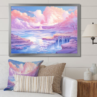" Kawaii Landscape Pink Geyser Dream II "
