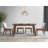 Ginny Walnut Finish Dining Table