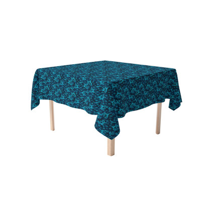 Fabric Textile Products, Inc. Square Tablecloth, 100% Cotton, Floral 163