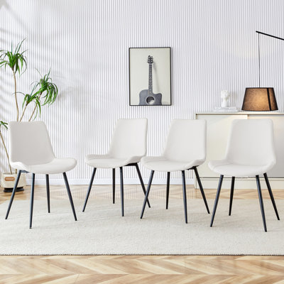 18'' H Upholstered Metal Side Chair