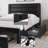 Avelle Vegan Leather Metal Platform Storage Bed with Drawers and Built-In USB Ports-871123725-866905213