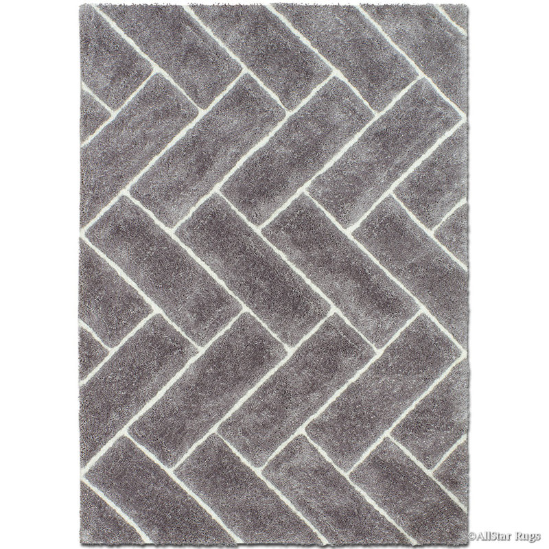 Geometric Indoor Rug, Rectangle 5' x 7'