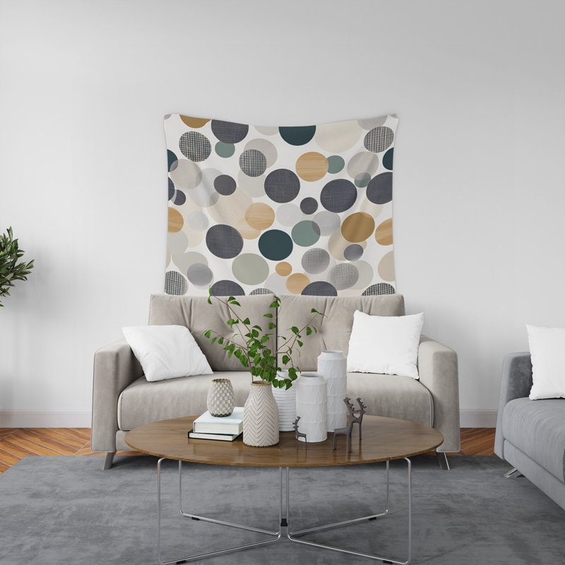 Tapisserie murale, H 60 po x l 51 po x P 0,5 po