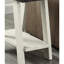 Table d'appoint en bois vieilli gris anthracite et beige avec option de rangement - étagère multicolore-318059777