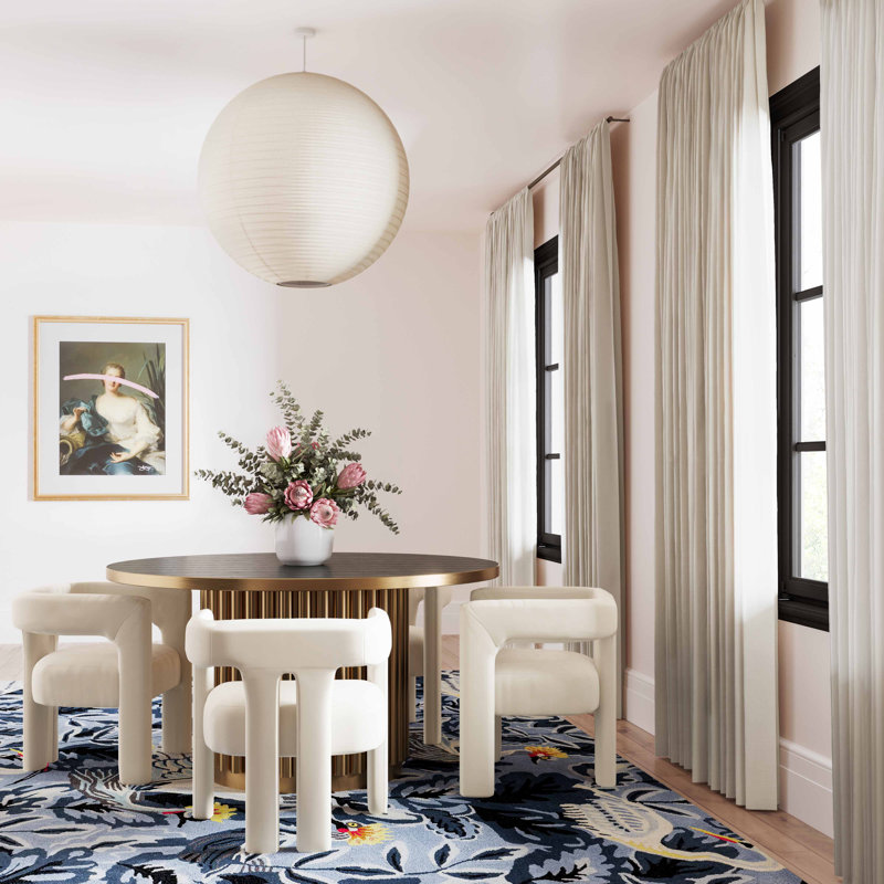 Velvet Armchair, Cream