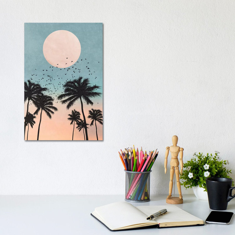 Sunrise by Kubistika - Wrapped Canvas Print, 20.32 cm H x 30.48 cm W