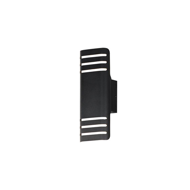 Fixation murale d'extérieur à DEL Mirha Lightray, Noir, H 13,25 po x l 5 po x P 3,25 po, 8