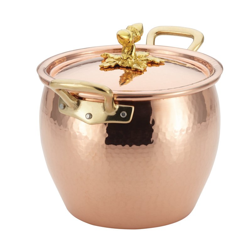 Ruffoni Historia Stock Pot with Lid, 4.75 qt.