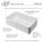 34.8'' L Single Bowl Fireclay Kitchen Sink-17549324