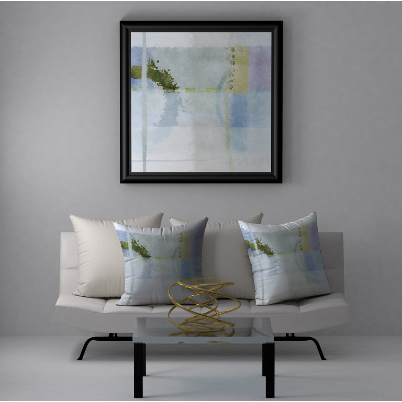 O.K. Abstract Reversible Throw Pillow, 20" x 20"