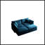 Canapé modulaire rembourré 4 pièces 4 pièces-1007384744