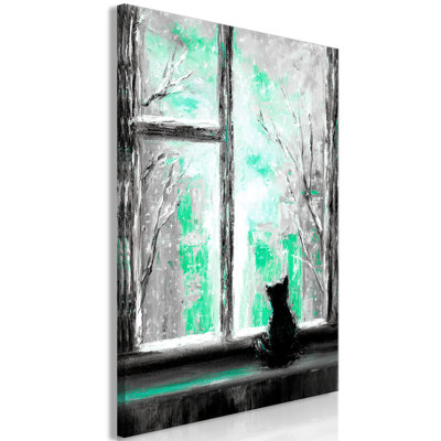 Longing Kitty - Painting on Canvas