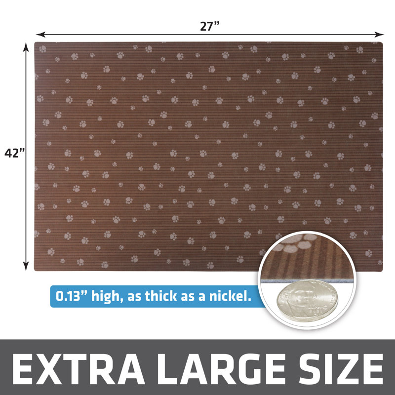 Tapis de chenil pour chien Lauren, doublure de chenil Lauren - absorbant, imperméable, lavable à la machine