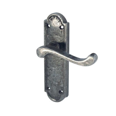 Turnberry Pewter Latch Door Handle
