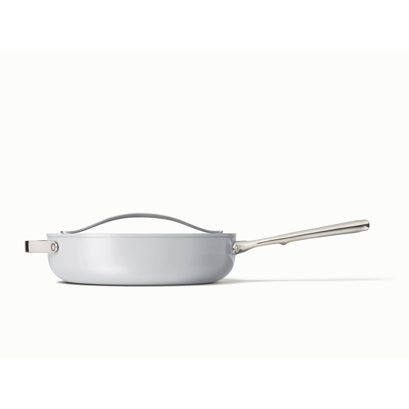Caraway 4.5Qt Nonstick Ceramic Saute Pan W/ Lid, Gray