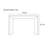 Modern minimalist style console table