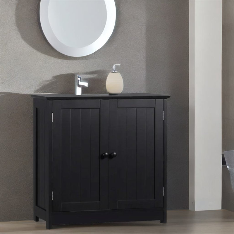 23.5'' Single Bathroom Vanity Base Only, Black