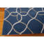 Tapis argenté contemporain fait à la main Asuncion-227531609