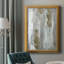 «Textured Neutrals & Gold I», reproduction d'art sur toile encadrée-2117361860